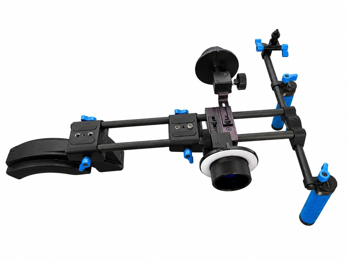 Redrock Micro Shoulder Rig + 2 Follow Focus Units – 15mm Rails & Dual Handgrips – photo 4