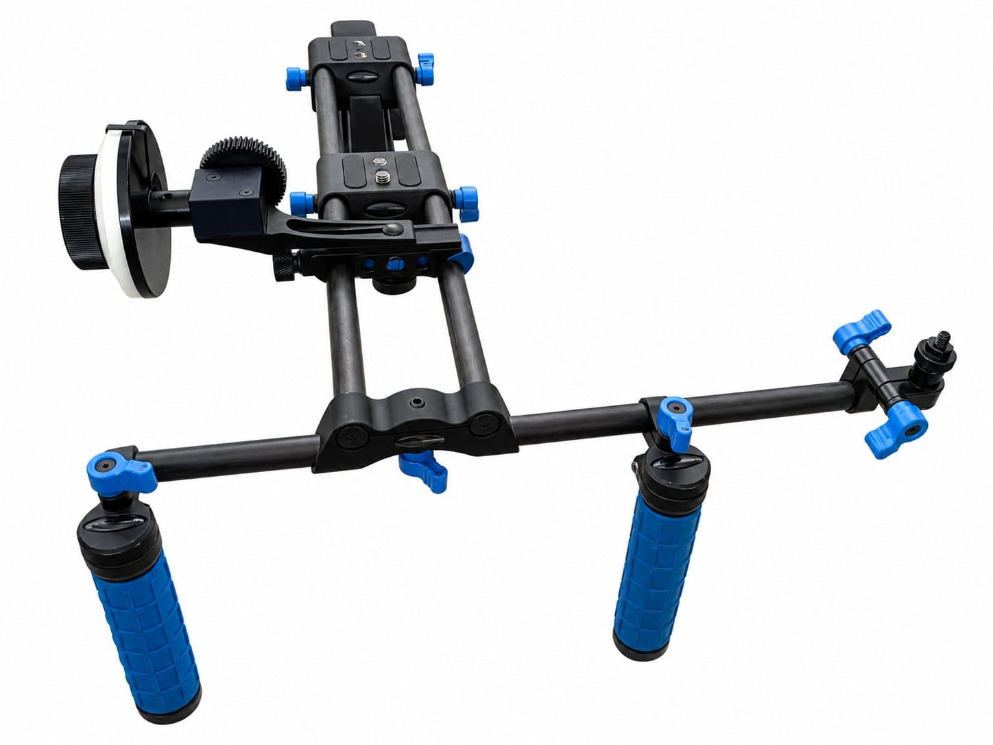 Redrock Micro Shoulder Rig + Follow Focus – 15mm Rails & Dual Handgrips