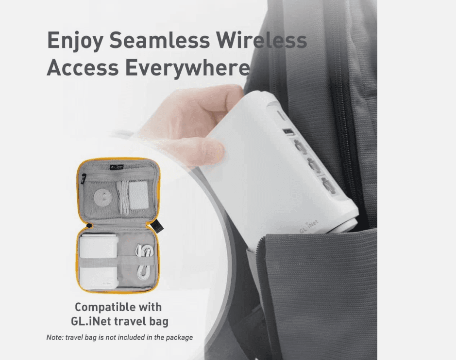 GL.iNet Opal AC1200 Portable Wi-Fi Router Kit + 20,000mAh Power Bank – photo 7