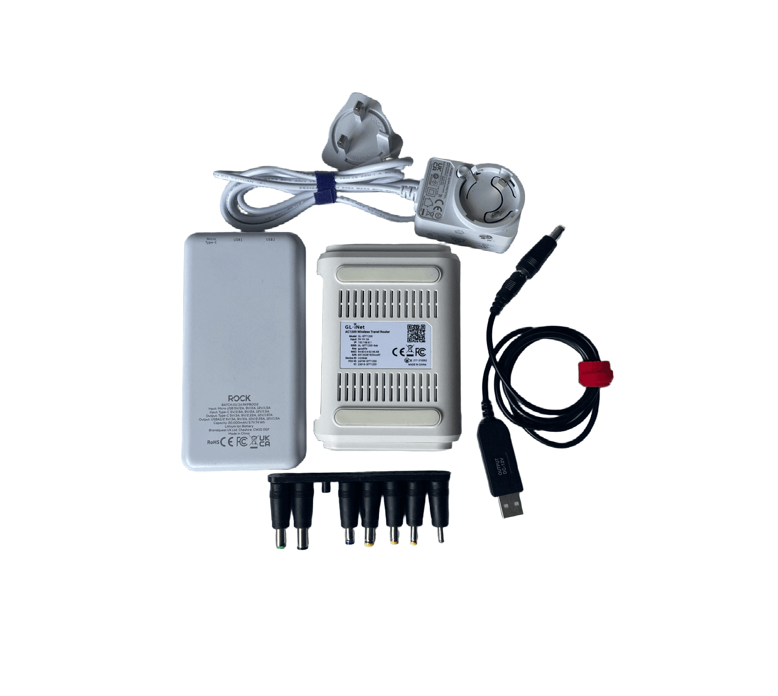 GL.iNet Opal AC1200 Portable Wi-Fi Router Kit + 20,000mAh Power Bank – photo 3