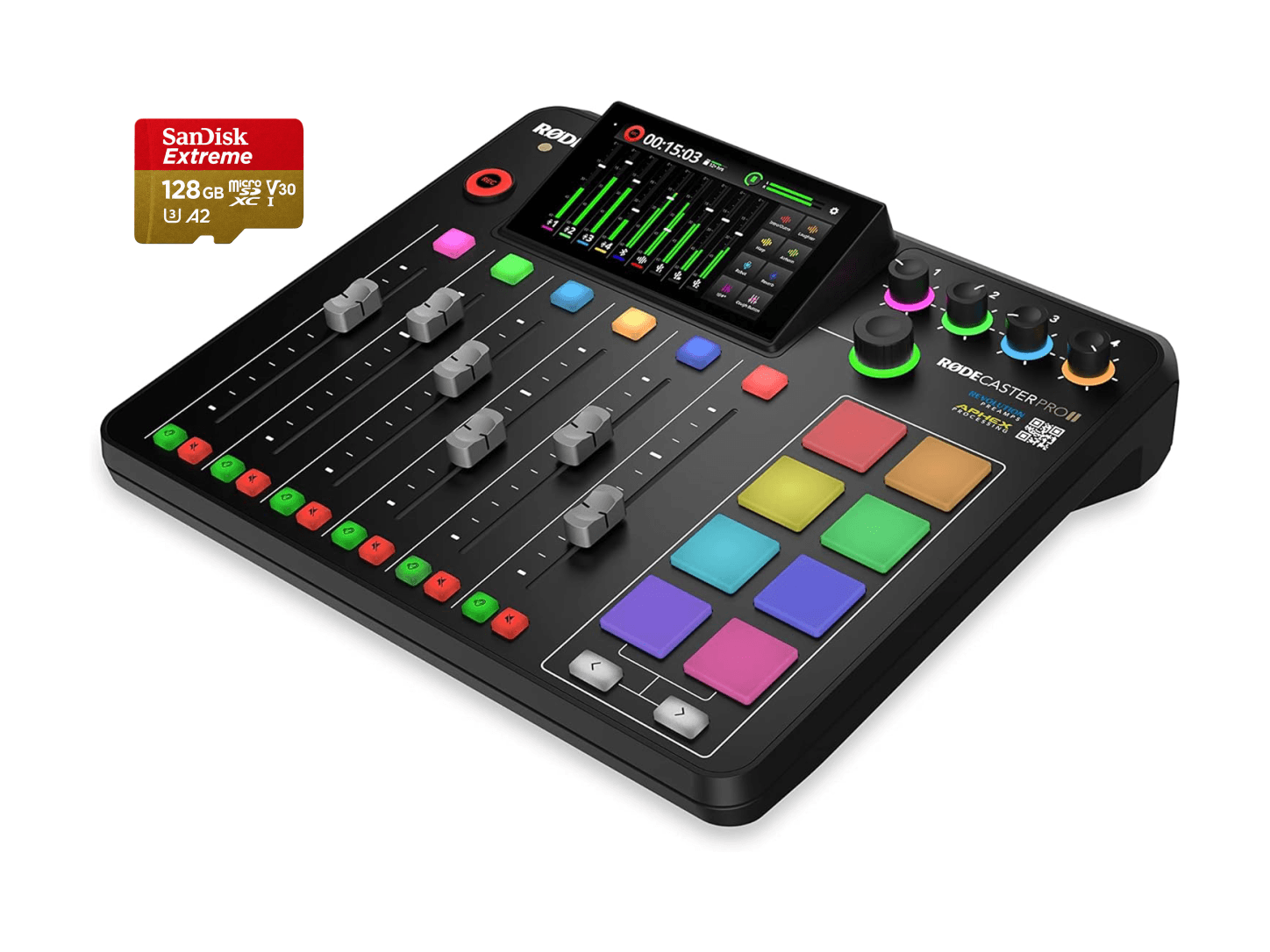 RØDE RØDECaster Pro II 4-Person Podcast Kit – 4× PodMic, PSA1+ & Headphones – photo 2