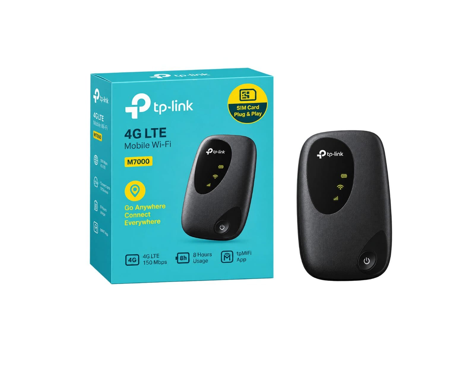 Portable 4G Wi-Fi Kit – TP-Link M7000 + GL.iNet Opal AC1200 + Power Bank – photo 8
