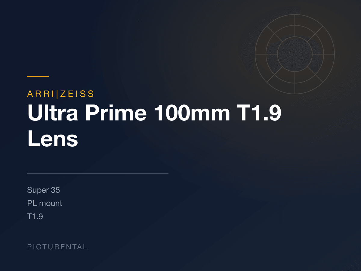 ARRI/Zeiss Ultra Prime 100mm T1.9 Lens