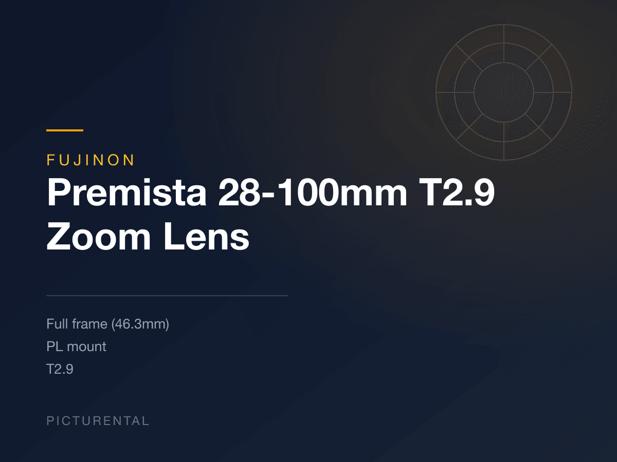 Fujinon Premista 28-100mm T2.9 Zoom Lens