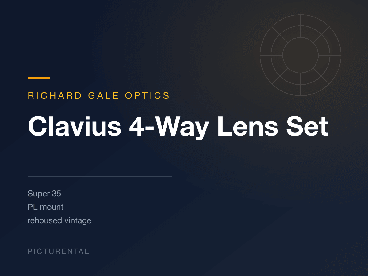 Richard Gale Optics Clavius 4-Way Lens Set